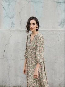 Sukienka letnia Fransa wielokolorowa 