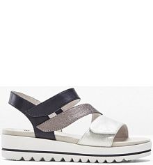 Sandały na koturnie Jana, wygodna tęgość  Bonprix