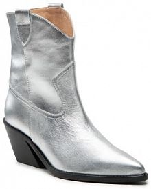 Kowbojki Eva Minge srebrne