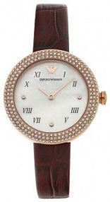 Zegarek Emporio Armani czerwony damski