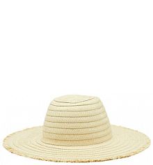 Kapelusz Emporio Armani beżowy damski