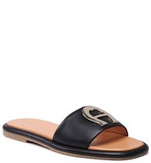 Klapki Aigner czarne damskie