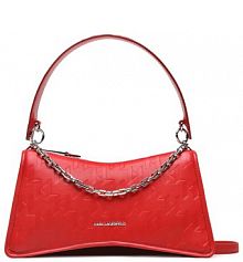 Torebka listonoszka KARL LAGERFELD czerwona