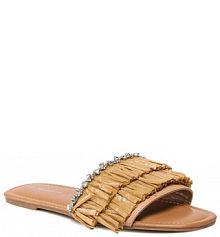 Klapki Bassano brązowe damskie