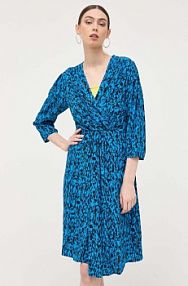 Sukienka mini Boss  niebieska 50498062