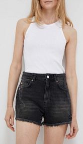 Szorty jeansowe United Colors of Benetton  czarne 4YO7D900S.800