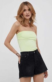 Szorty jeansowe Sisley  czarne 4YO7L900T.800