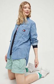 Koszula jeansowa Tommy Jeans  niebieska DW0DW16166