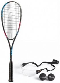 Zestaw do squasha  spark elite pack - rakieta, okulary, piłki Head damskie