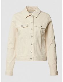 Kurtka jeansowa z kieszeniami na piersi model VOTWILL Fransa biała damska EAN 20609189