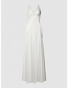 Suknia ślubna z dekoltem w serek Mascara biała EAN MC121038B