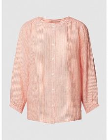 Bluzka lniana ze stójką Part Two czerwona damska EAN 30307655