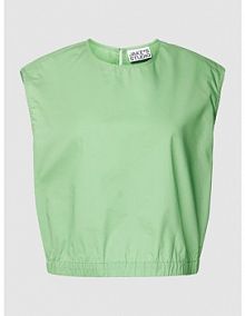 Top bluzkowy krótki z dekoltem w serek JAKE*S STUDIO WOMAN zielony damski EAN Paper Crop4