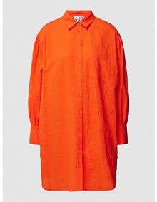 Sukienka koszulowa z bawełny z kieszenią na piersi JAKE*S STUDIO WOMAN czerwona EAN 74960700072
