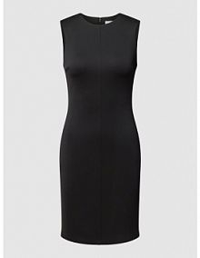 Sukienka mini z okrągłym dekoltem Calvin Klein Womenswear czarna EAN K20K205846
