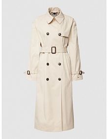 Trencz z paskiem w talii Tommy Hilfiger beżowy EAN WW0WW38947