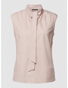 Top bluzkowy z wiązanym detalem LUISA CERANO różowy damski EAN 378028 7591