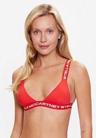 Strój kąpielowy Stella McCartney czerwony Góra od bikini