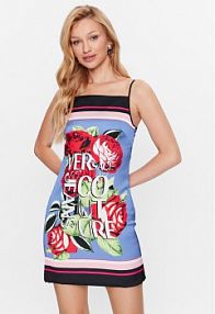 Sukienka letnia Versace Jeans Couture niebieska 