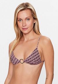 Strój kąpielowy Stella McCartney różowy Góra od bikini
