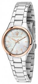 Zegarek Maserati srebrny damski 