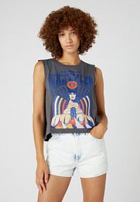 Top Wrangler szary damski 