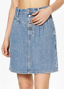 Spódnica jeansowa Lee niebieska 