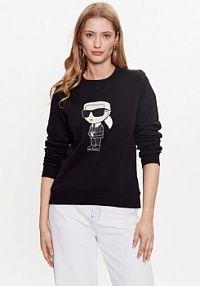 Bluza KARL LAGERFELD czarna damska 