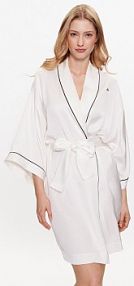 Szlafrok KARL LAGERFELD biały damski 