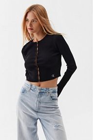 Kardigan Calvin Klein Jeans czarny 