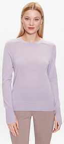 Sweter Calvin Klein fioletowy damski 