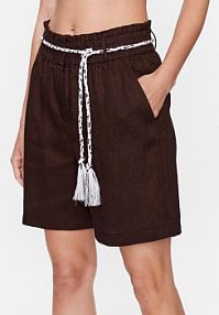 Szorty Marc Aurel brązowe damskie Materiałowe