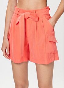 Szorty DKNY różowe damskie Materiałowe