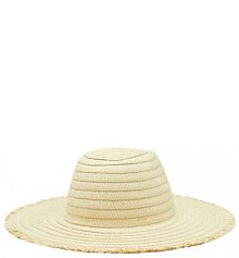 Kapelusz Emporio Armani beżowy damski 