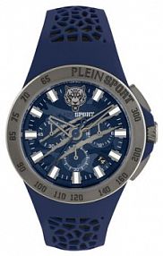 Zegarek Plein Sport niebieski damski Thunderstorm Chrono PSABA0223