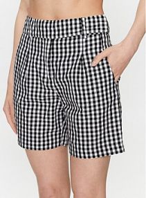 Szorty United Colors Of Benetton czarne damskie Bermudy 4YCND900V  Regular Fit