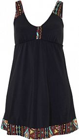 Sukienka kąpielowa, dłuższy rozmiar, z poliamidu z recyklingu  Bonprix