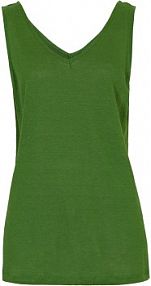 Tank top z lnu  damski Bonprix