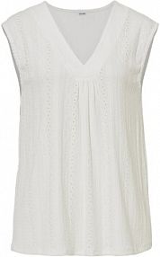 Top z ażurowym haftem  damski Bonprix