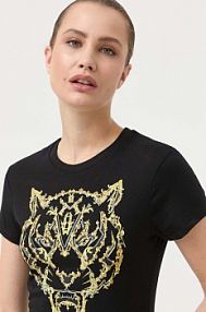 T-shirt Plein Sport  czarny damski FACC.WTK2935.
