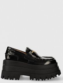 Mokasyny Naked Wolfe  czarne damskie Delusion.Blac