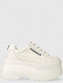 Sneakersy Naked Wolfe  białe damskie Sprinter.Whit