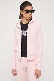 Bluza rozpinana Juicy Couture  różowa damska JCAP176.121