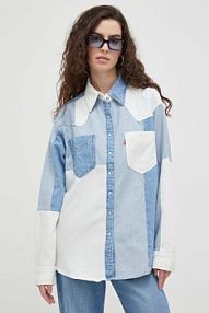 Koszula z długim rękawem Levi's  niebieska A5974.0001