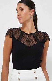 Top Morgan  czarny damski DGIULIA.NOIR