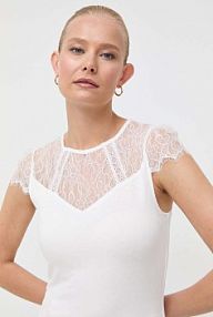 Bluzka Morgan  biała damska DGIULIA.OFF.W