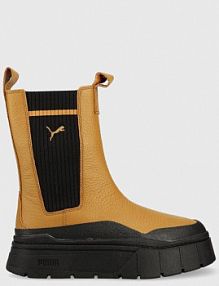 Sztyblety Puma  brązowe damskie 386742