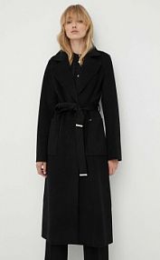 Płaszcz MICHAEL Michael Kors  czarny damski 77C5935M22