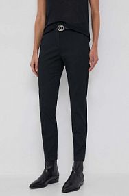 Spodnie eleganckie Sisley  czarne damskie 4BYW55AH6.100