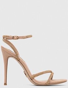 Sandały na obcasie Steve Madden  złote SM11002613.68